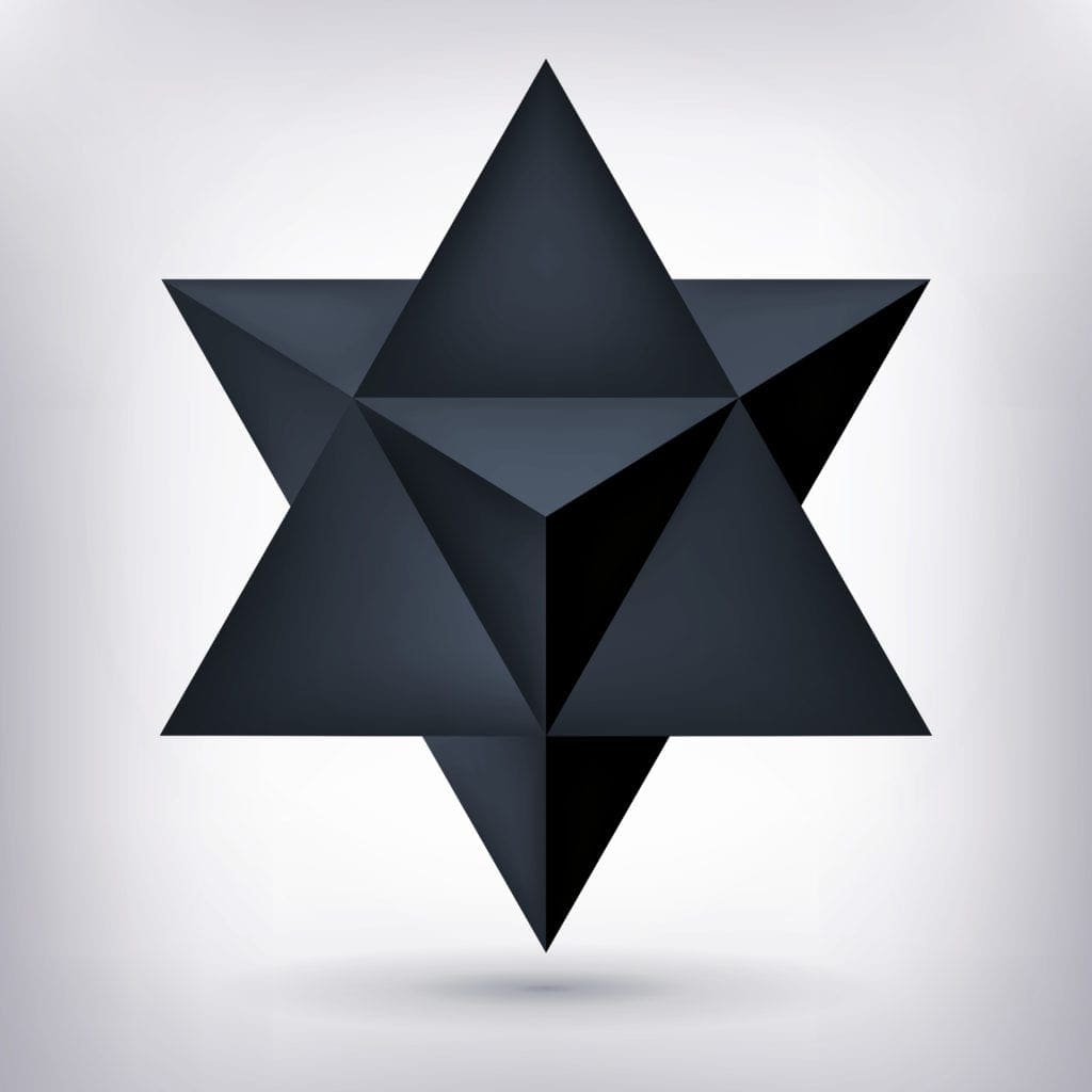Merkabah 3D Star of David Image