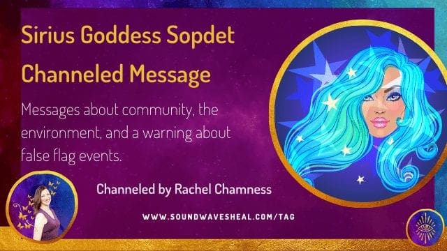 Sirius Goddess Sopdet Channeled Message, 2021