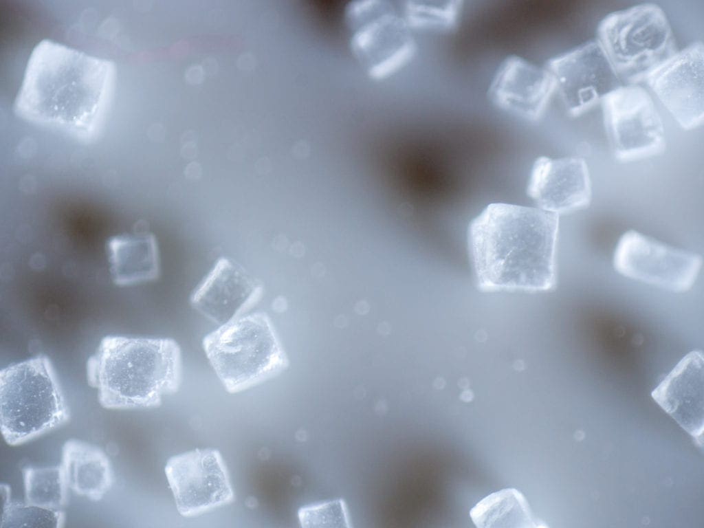 Salt crystals sacred geometry Image